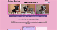 Desktop Screenshot of fantasticfrenchies.com